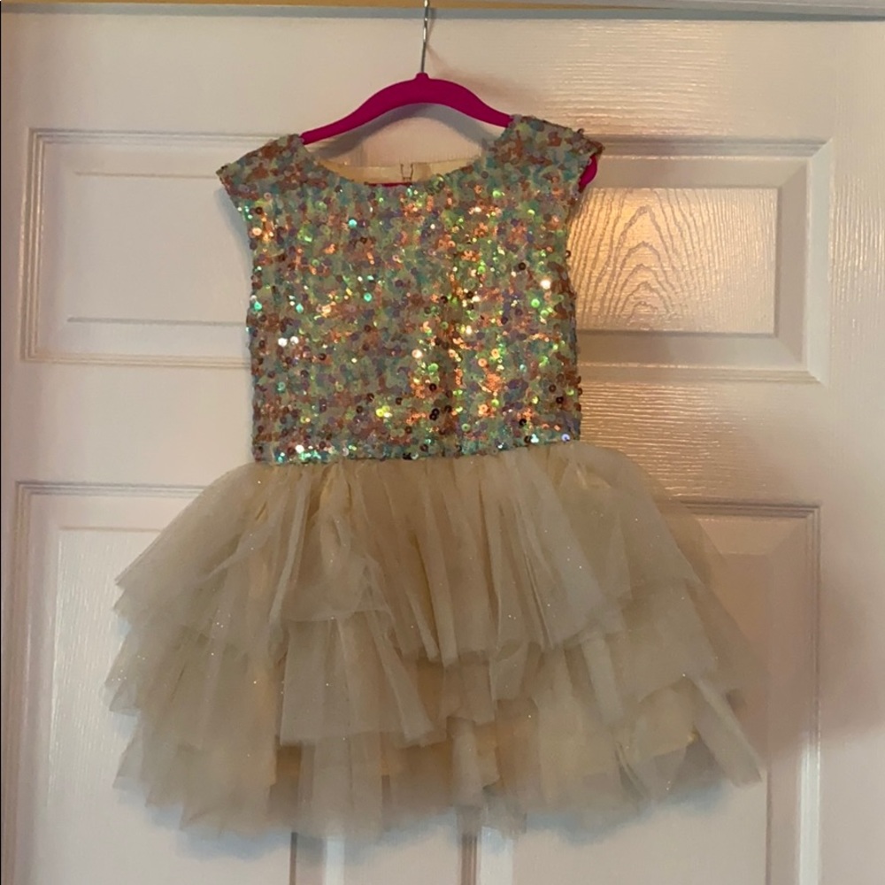 Halabaloo - Girls sequin and tulle dress